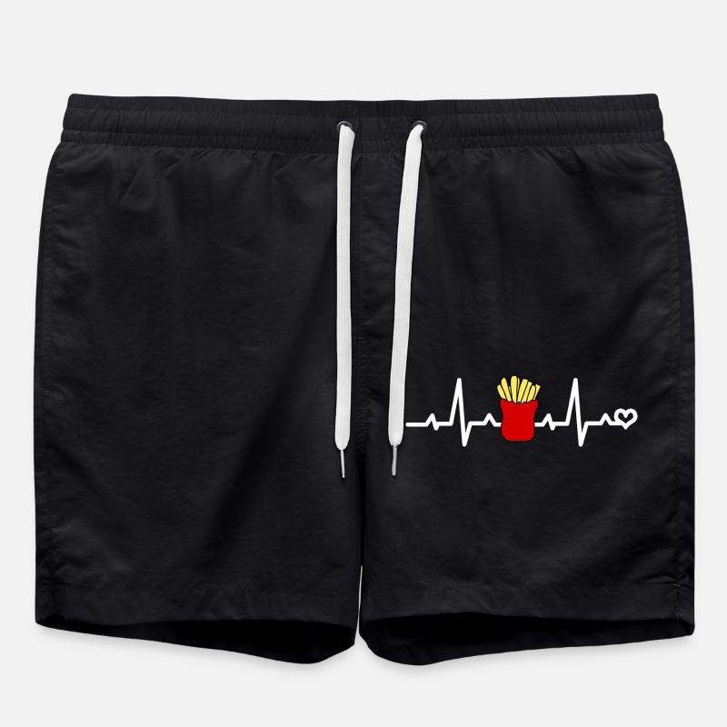 Pommes - Badeshorts - Schwarz
