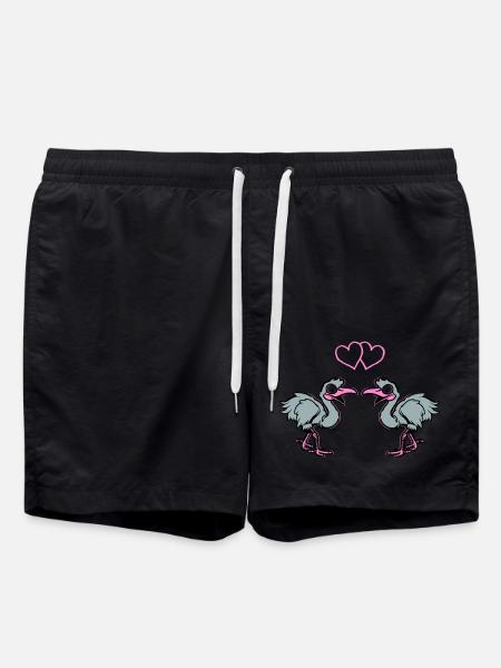 Strauss Comic in Love - Swim Trunks - black