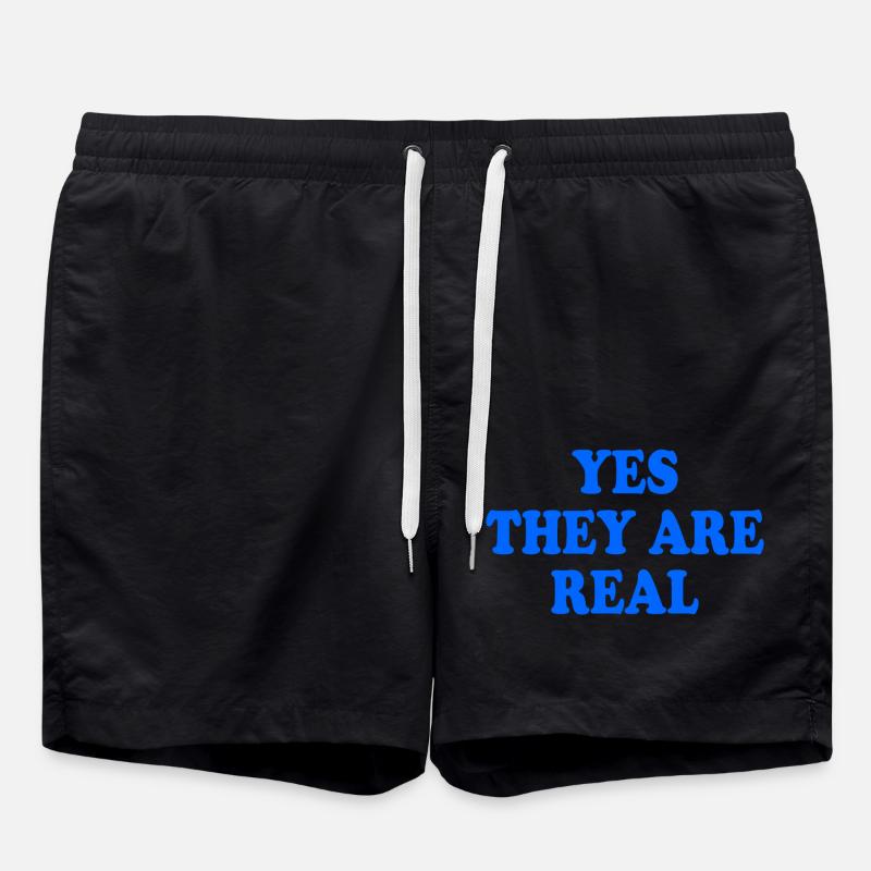 yes they are real - Short de bain - noir