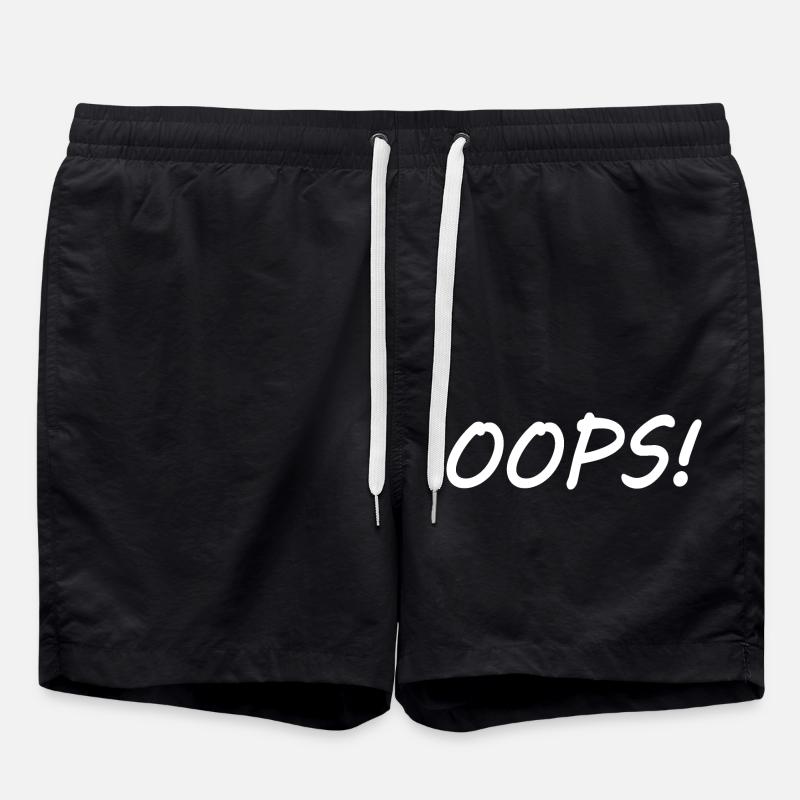 Oops - Swim Trunks - black
