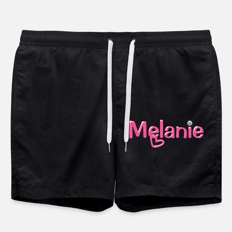 Melanie Name Balloon Police - Short de bain - noir