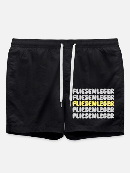 Work Tiler - Swim Trunks - black