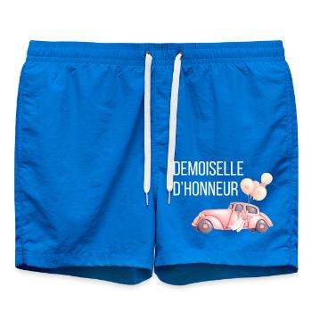 Bridesmaid - Car Wedding - Swim Trunks - cobalt blue - Front