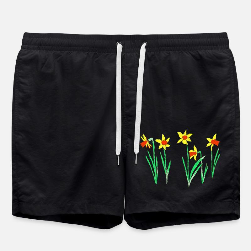 Jonquilles - Short de bain - noir