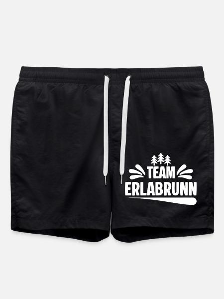 Team Erlabrunn - Badeshorts - Schwarz