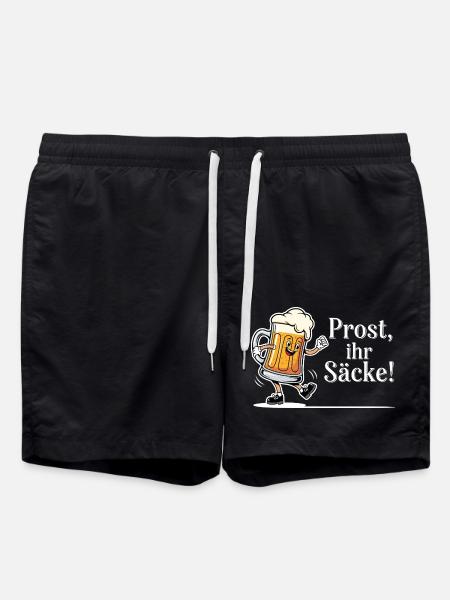 Cheers, you sacks! - Swim Trunks - black