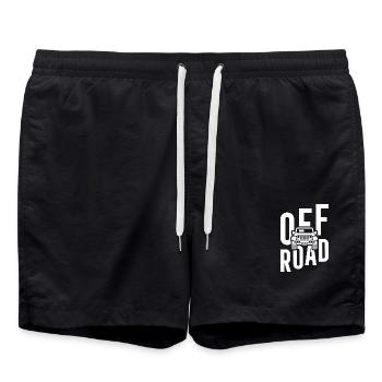 Offroad - Badeshorts - Schwarz - Vorne - AI Model Male 185 light (185cm)