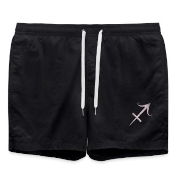 Schütze - Badeshorts - Schwarz - Vorne - AI Model Male 185 light (185cm)