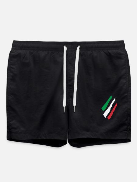 Drapeau italien - Short de bain - noir