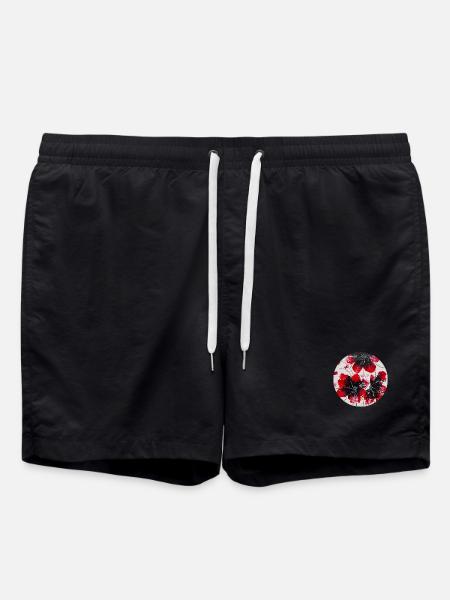 Flowers - Swim Trunks - black