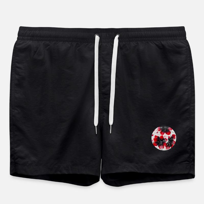 Fleur - Short de bain - noir