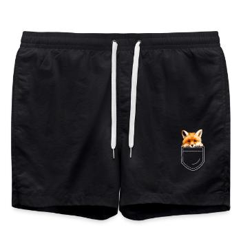 Renards Renards - Short de bain - noir - Devant - AI Model Male 185 light (185cm)