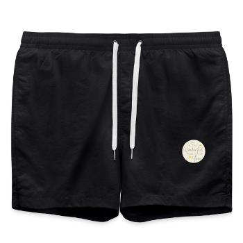 ItsTheMostWonderfulTime - Christmas - Badeshorts - Schwarz - Vorne - AI Model Male 185 light (185cm)