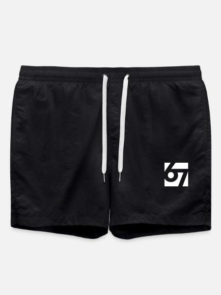 67 "six seven" block style - Badeshorts - Schwarz