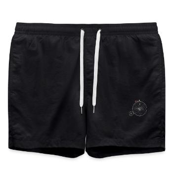 Hochrad - Badeshorts - Schwarz - Vorne - AI Model Male 185 light (185cm)