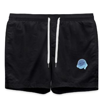 Schlafender Blaugeist Traum - Badeshorts - Schwarz - Vorne - AI Model Male 185 light (185cm)