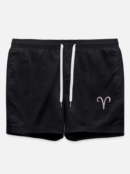 Widder - Badeshorts - Schwarz