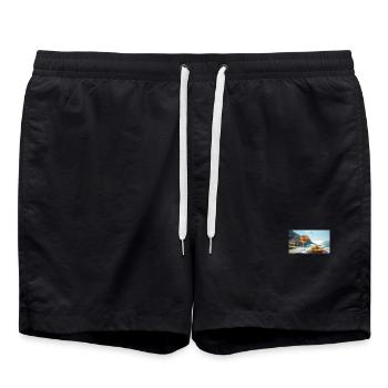 La dolce vita - Badeshorts - Schwarz - Vorne - AI Model Male 185 light (185cm)