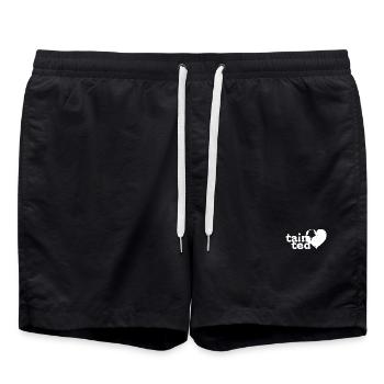 tainted love inspired by Soft C - Badeshorts - Schwarz - Vorne - AI Model Male 185 light (185cm)