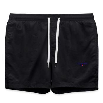 LAUZERTE-Französisches Flaggendesign. - Badeshorts - Schwarz - Vorne - AI Model Male 185 light (185cm)