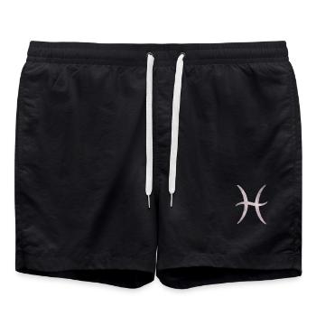Fische - Badeshorts - Schwarz - Vorne - AI Model Male 185 light (185cm)