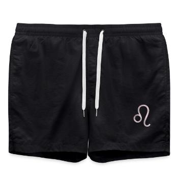 Zodiaque Lion - Short de bain - noir - Devant - AI Model Male 185 light (185cm)