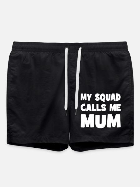Mutter - Badeshorts - Schwarz