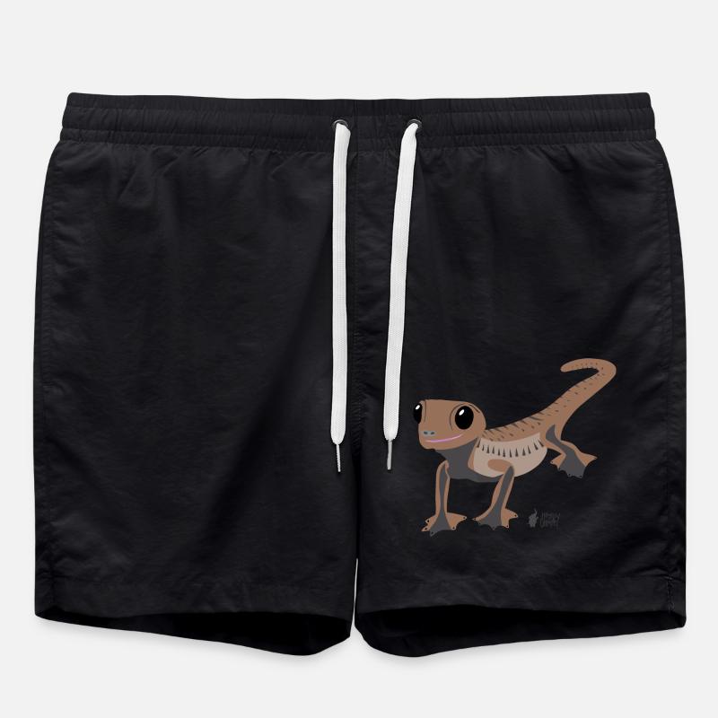 gecko - Swim Trunks - black
