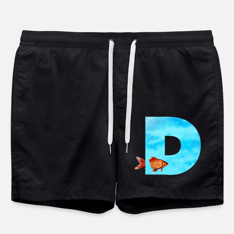goldfisch d - Badeshorts - Schwarz