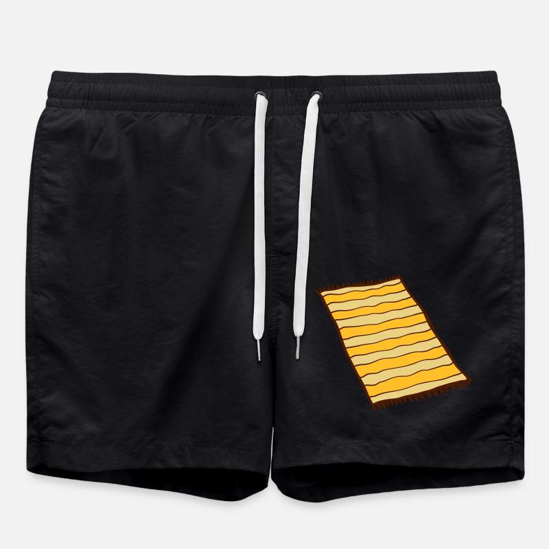 Cool Carpet Design - Swim Trunks - black