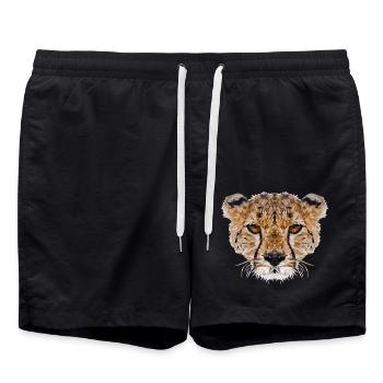 Cheetah - Swim Trunks - black - Front - AI Model Male 185 light (185cm)