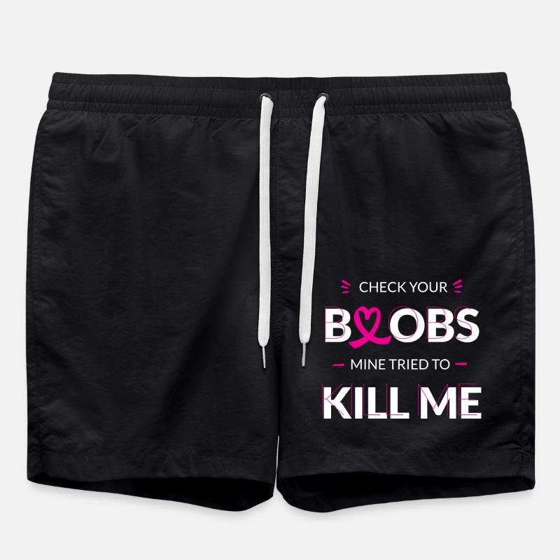 Breast cancer screening - Swim Trunks - black