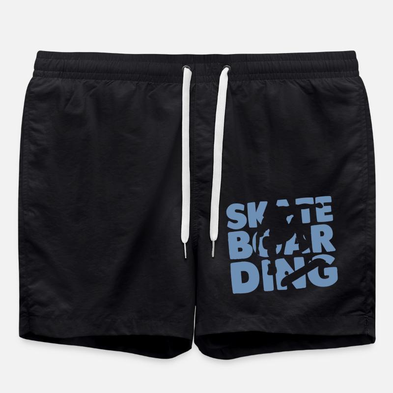 Skateboard Skateboarder - Badeshorts - Schwarz