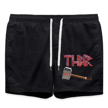 thor mjölnir e 261 - Short de bain - noir - Devant - AI Model Male 185 light (185cm)