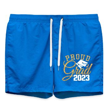 Stolzer Absolvent 2023 Graduate Student Graduation Party - Badeshorts - Cobalt blue - Vorne