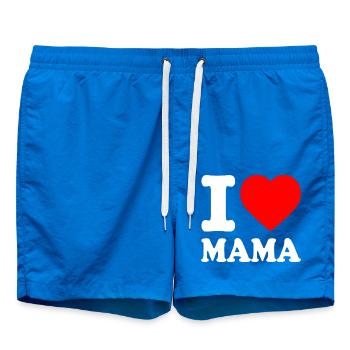 I love mama - Badeshorts - Cobalt blue - Vorne