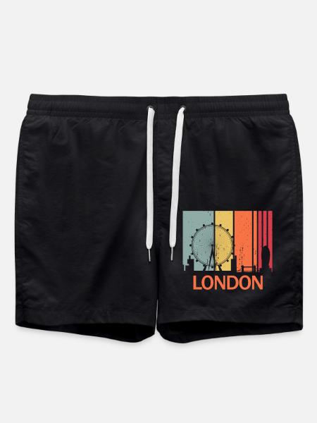 Londres - Short de bain - noir