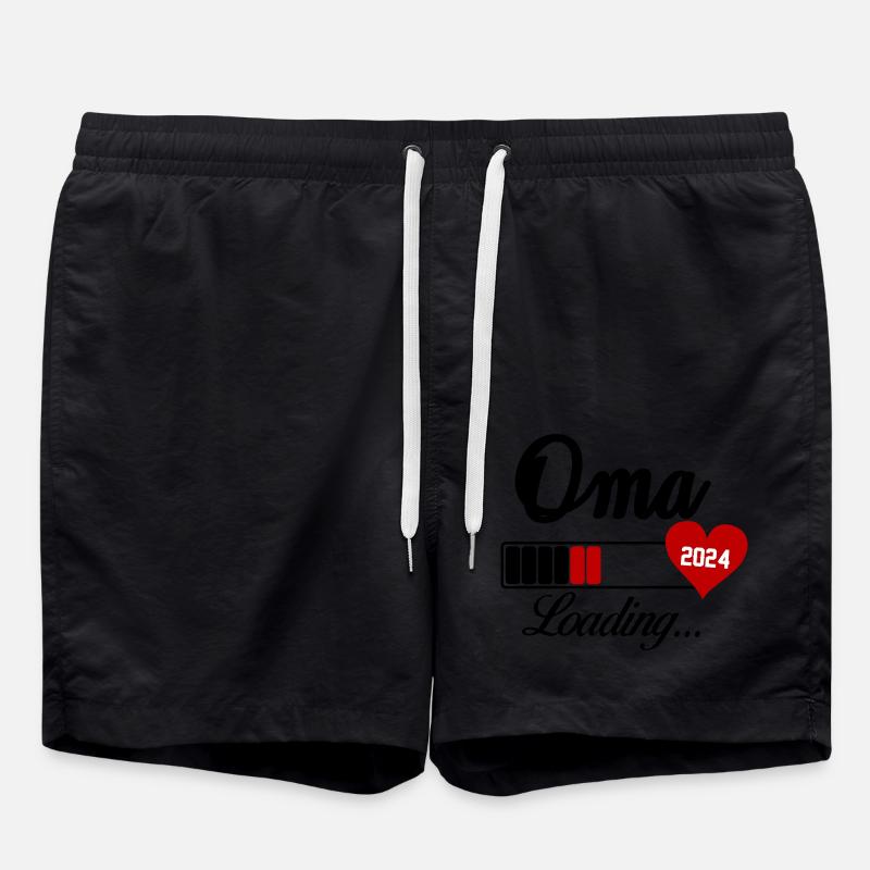 oma loading 2024 - Badeshorts - Schwarz