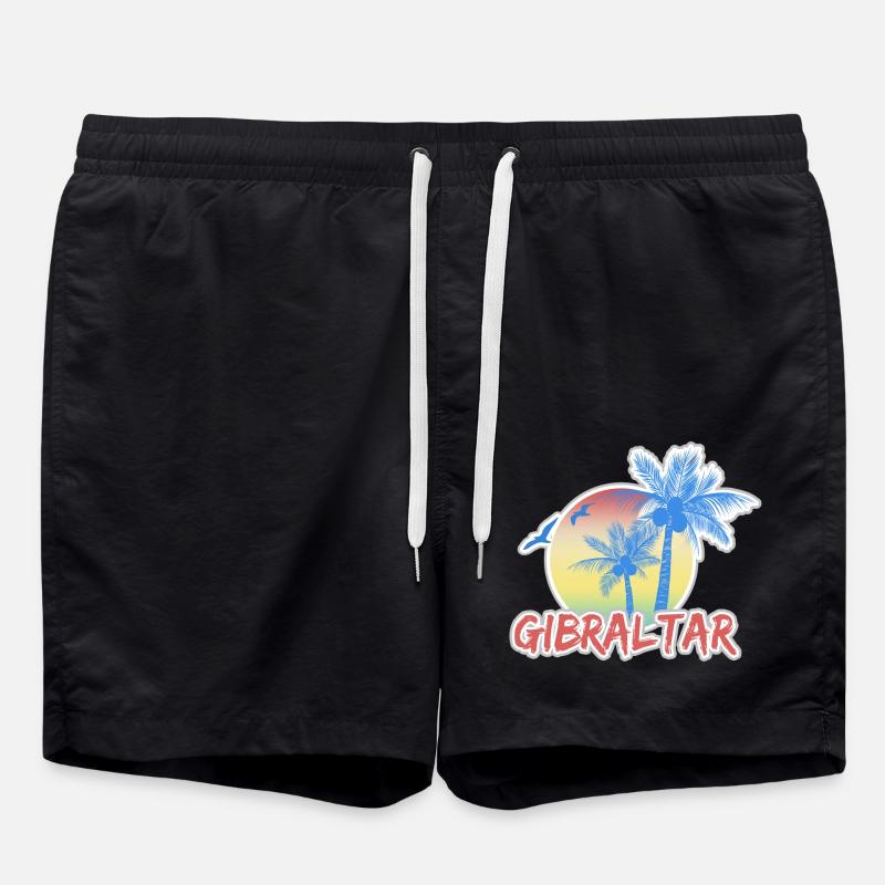 Gibraltar comme jour férié - Short de bain - noir