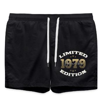 45e anniversaire Légende Novembre 1979 Volume 79 - Short de bain - noir - Devant - AI Model Male 185 light (185cm)