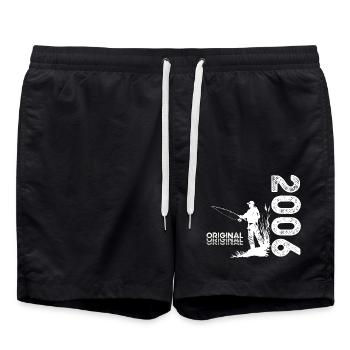 18ème Anniversaire Pêcheur Pêche 2006 Cru 2006 - Short de bain - noir - Devant - AI Model Male 185 light (185cm)