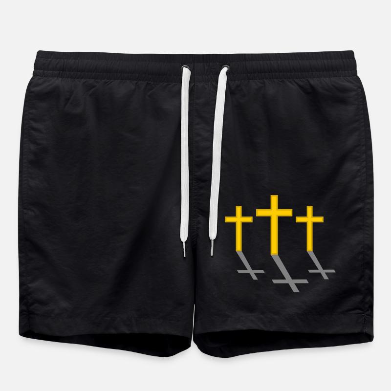 Trois Croix - Short de bain - noir