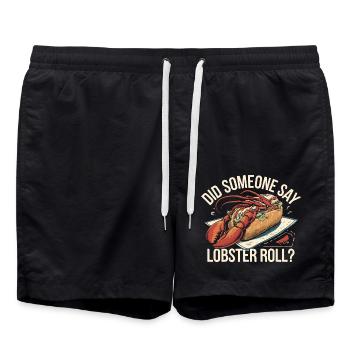 Essen trifft auf Stil - Badeshorts - Schwarz - Vorne - AI Model Male 185 light (185cm)