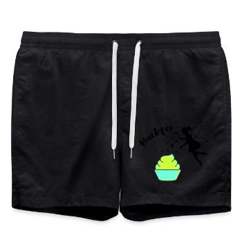 backfee - Badeshorts - Schwarz - Vorne - AI Model Male 185 light (185cm)