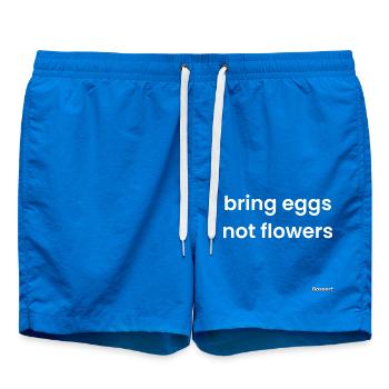 Apportez des œufs, pas des fleurs - Short de bain - cobalt blue - Devant