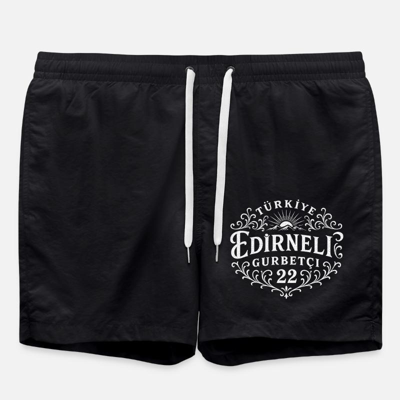 Edirne - Badeshorts - Schwarz