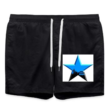 il fullxfull - Short de bain - noir - Devant - AI Model Male 185 light (185cm)