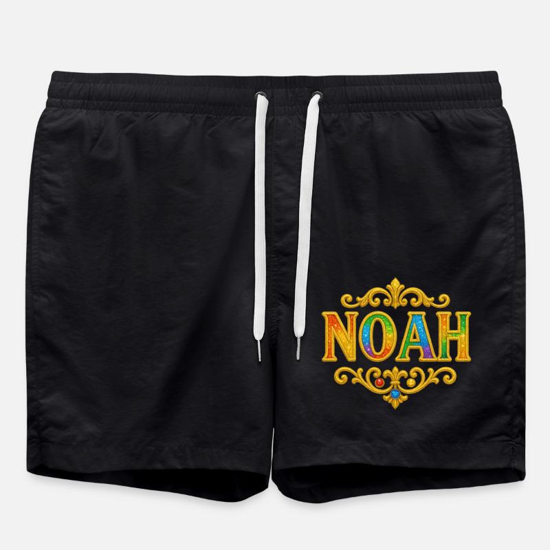 NOAH Paillettes Or Paillettes - Short de bain - noir