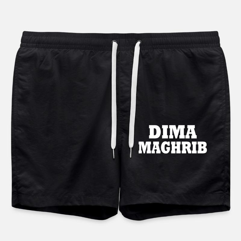 Dima maghrib - Swim Trunks - black