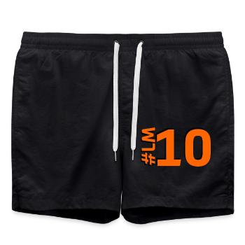 LM10-KARTON - Badeshorts - Schwarz - Vorne - AI Model Male 185 light (185cm)